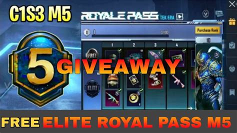 Bgmi Elite Royal Pass Giveaway 🔥 How To Get Free Royal Pass In Bgmi 🔥