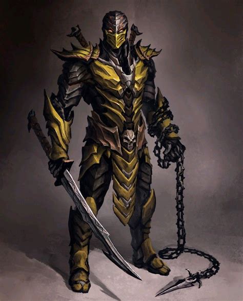 Scorpion Mortal Kombat Scorpion Mortal Kombat Mortal Kombat Art