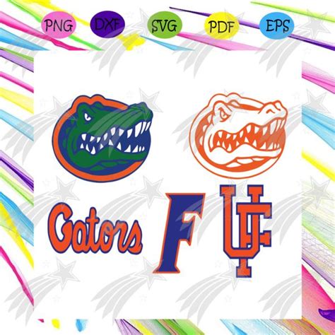 Florida Gator Head Logo Bundle Png, Sport Png, FL Gator Head Png, Gator ...