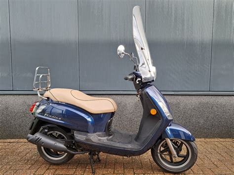 Verkocht Sym Fiddle Ii Blauw Km H Bestellen Bij Jdkmotoren Nl