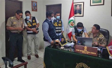 Fiscalía anticorrupción interviene oficinas de Región Policial Piura