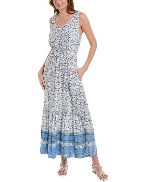 Beach Lunch Lounge Womens Beachlunchlounge Empire Waist Maxi Dress Xs