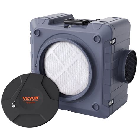 Vevor Air Scrubber With 3 Stage Filtration Stackable Negative Air