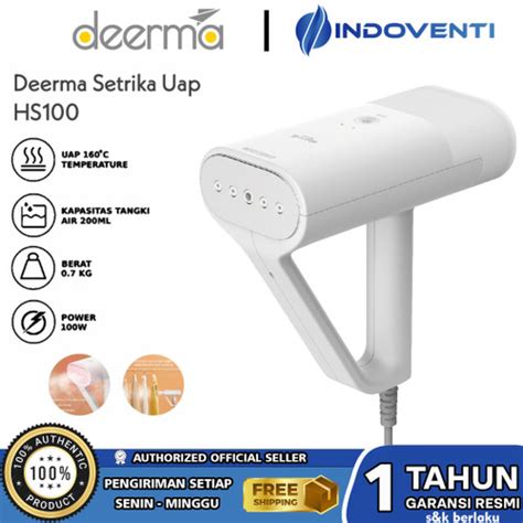 Jual Deerma Hs Steamer Iron Garment Setrika Mini Uap Genggam