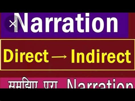 Narration English Grammar For All Competitive Exams English Ep