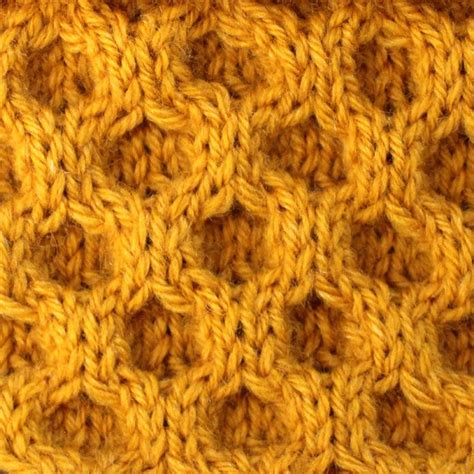 Honeycomb Cable Stitch Knitting Pattern Studio Knit