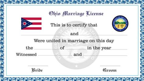 Ohio Marriage License | License Lookup