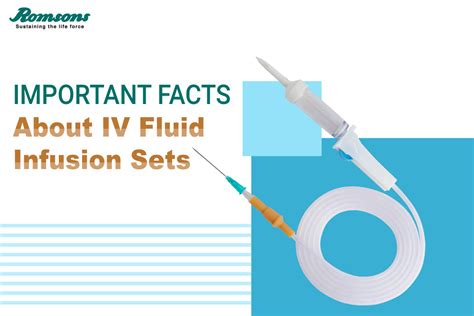 Important Facts About IV Fluid Infusion Sets – romsons.in