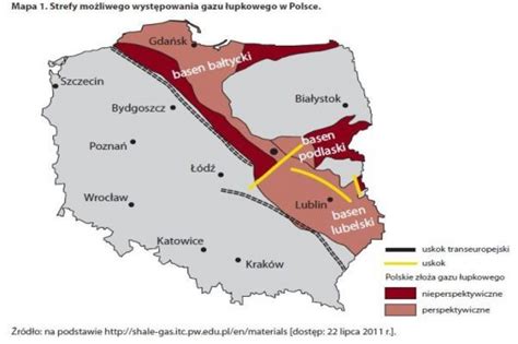 Mapa Gazu Upkowego W Polsce