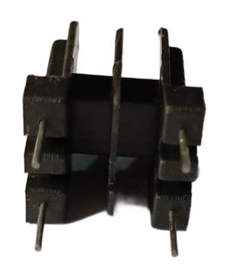 Plastic Single Phase U Transformer Black Bobbin Pin Size X