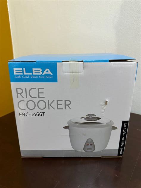 ELBA 1L Traditional Rice Cooker ERC 1066T White TV Home Appliances