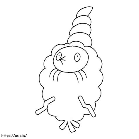 Burmy Trash Cloak coloring page