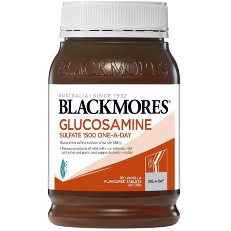 Buy Blackmores Glucosamine Sulfate 1500mg One A Day 180 Tablets Online