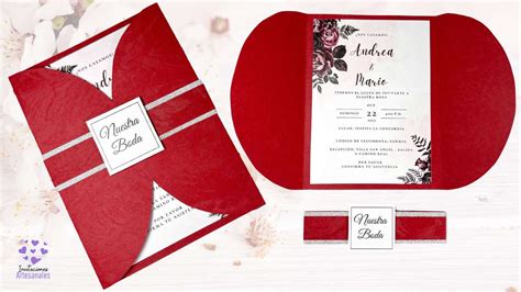 Sobres para invitaciones de boda hechas a mano | Fácil