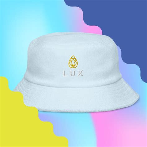 Lux Pop Art Unstructured Terry Cloth Bucket Hat Etsy