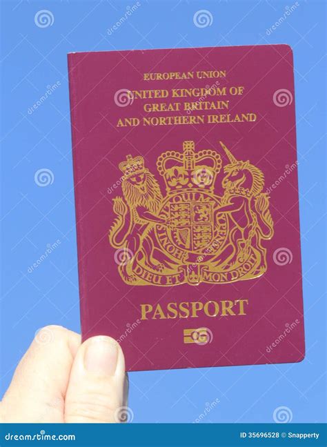 UK Passport stock photo. Image of england, facial, british - 35696528