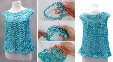 How To Crochet This Beautiful Blouse - Tutorial - ilove-crochet