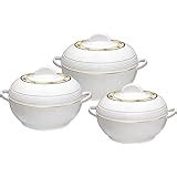 Amazon Asian Ambiente Large Food Warmer Hot Pot Set Of Insulated Casseroles And