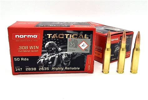 308 WIN Norma Tactical VM 147gr 9 5g SAFFO Schießsportanlage