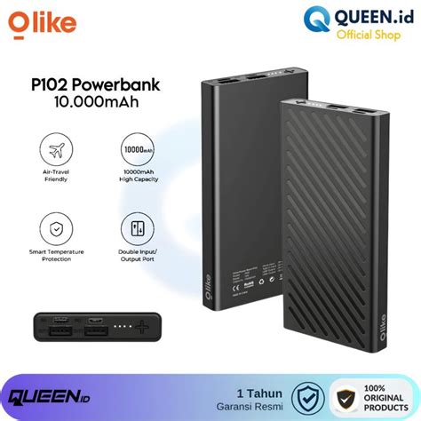 Olike P Powerbank Mah Dual Port In Out Power Bank V Mah