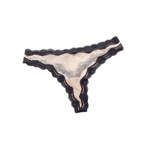 Tffr Plus Size See Through Thongs Women Patchwork Lace Panties For