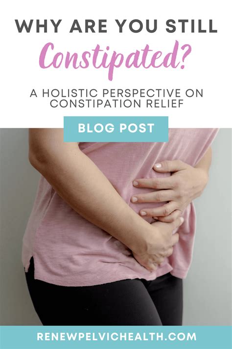 how to fix being constipated