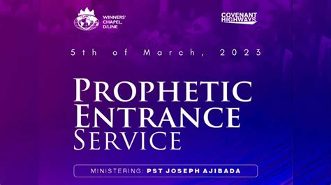 Prophetic Entrance Service Th March Winners Phc Live Youtube