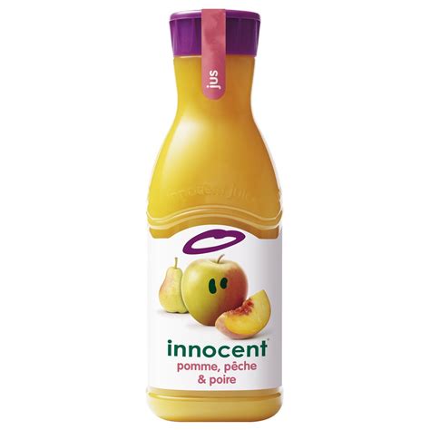 Jus De Pomme Pomme Pêche Et Poire INNOCENT la bouteille de 900mL à