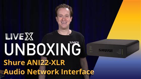 Unboxing Shure Ani22 Xlr Audio Network Interface Youtube