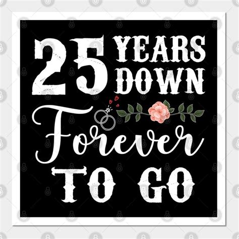 Years Down Forever To Go Couple Th Wedding Anniversary By