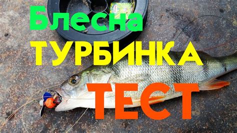 Блесна ТУРБИНКА, УБИЙЦА ОКУНЯ Ловля окуня, ротана на блесну.Видео