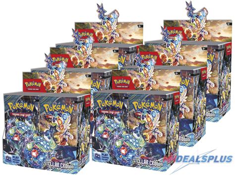 Pokemon Stellar Crown Booster Box Sealed Case Rare Candy