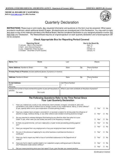 Medical Declaration Form 3 Free Templates In Pdf Word Excel Download