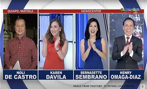 Kapamilya pa rin! Noli de Castro makes TV Patrol comeback…and his co-anchors are overjoyed