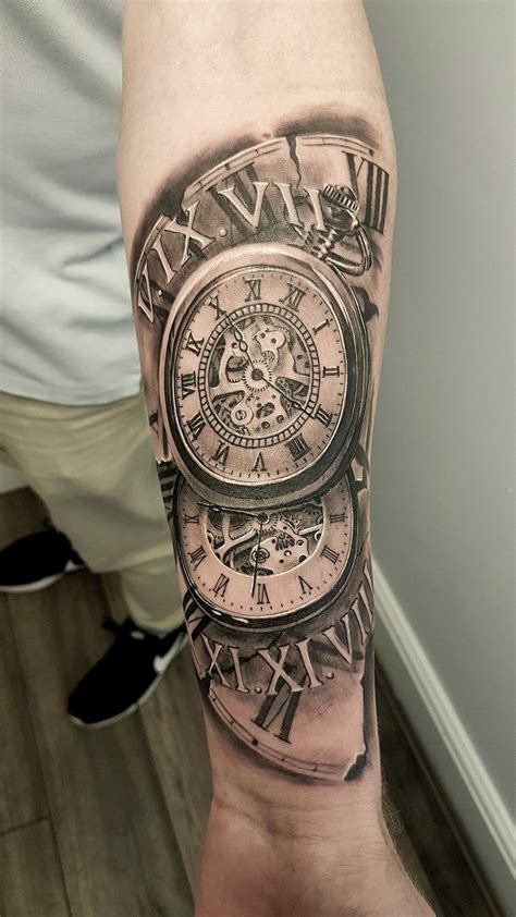 Tatuajes Para Hombres En El Brazo Reloj