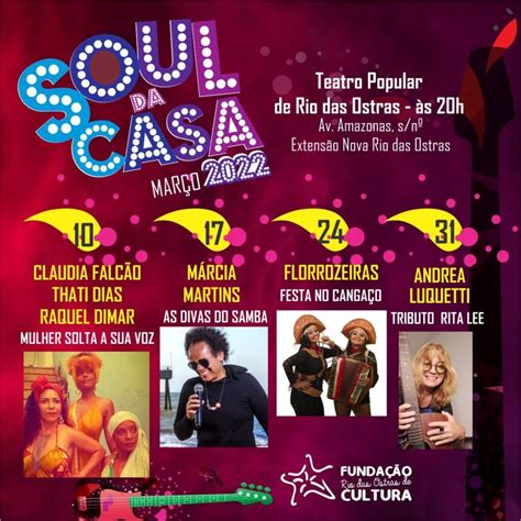 Shows De Mar O Do Projeto Soul Da Casa Ser O Dedicados S Mulheres