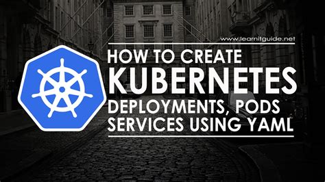 Create Kubernetes YAML For Deployment Service Pods