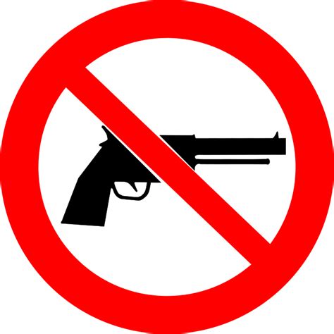 PV19 Carrying Of Firearms Prohibited The Safety Signage Company