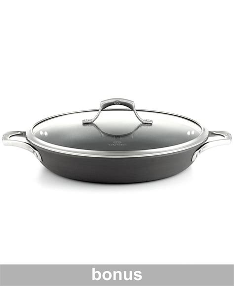 Calphalon Tri Ply Stainless Steel 12 Covered Everyday Pan Macys