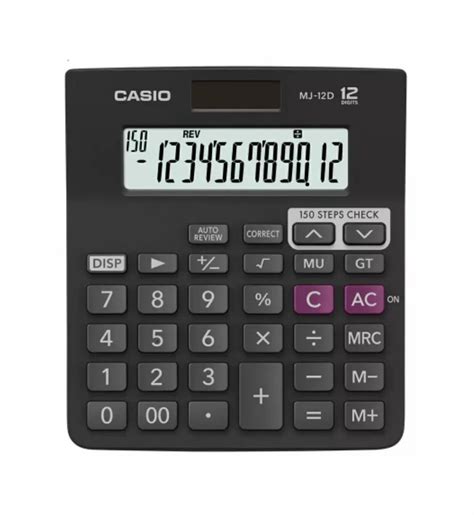 Black Simple Mj 12dk Bk Casio Calculator At Rs 475 In Ludhiana Id