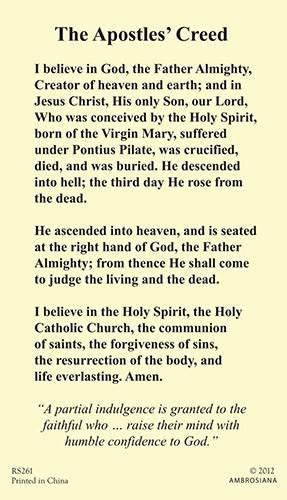 Apostlescreed Apostles Creed Catholic Prayers Daily Spiritual Prayers