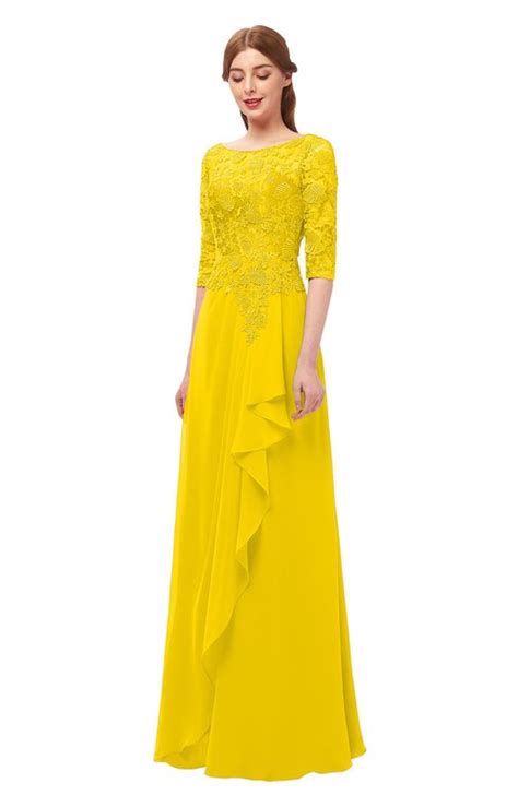 Colsbm Jody Yellow Bridesmaid Dresses Colorsbridesmaid