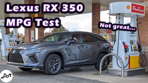 2022 Lexus RX 350 AWD MPG Test Real World Highway Range YouTube