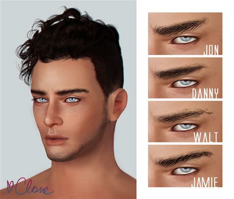 The Sims 4 Male Eyebrows