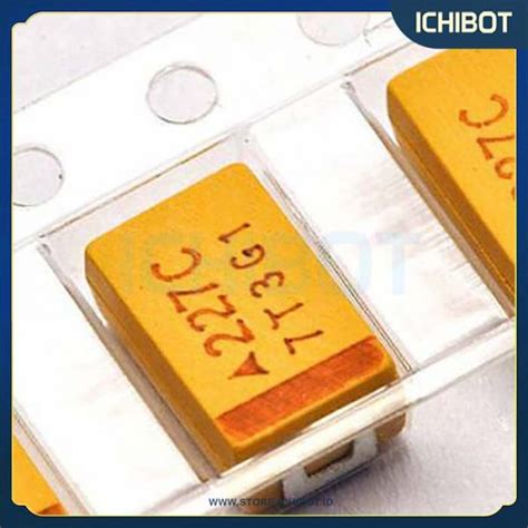 Tantalum Capacitors Smd Uf V C D Type Kapasitor Ichibot