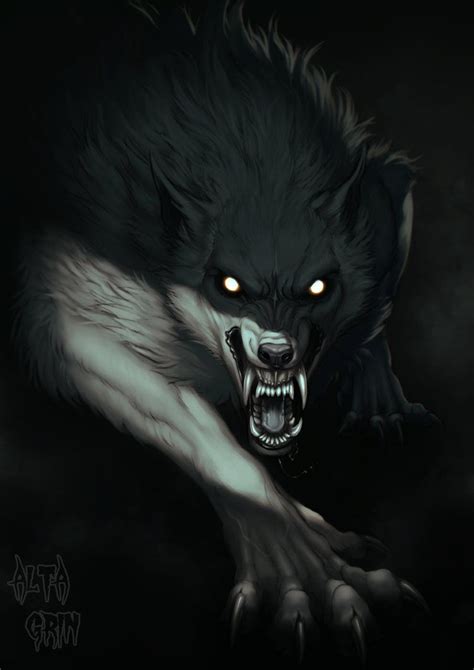 Horrortober Werewolf Ii By Altagrin On