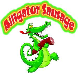 Alligator Sausage Cajun Food Decal - Harbour Signs