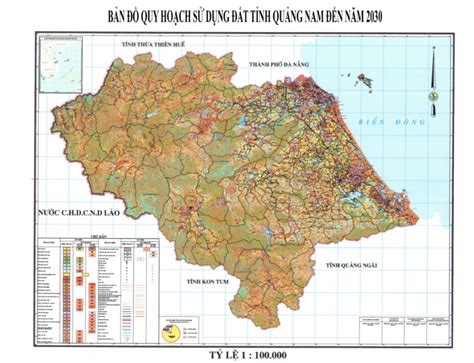 Bản đồ Quy Hoạch Huyện Tiên Phước Quảng Nam Kế Hoạch Sử Dụng đất