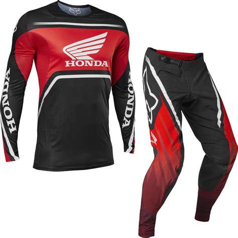 Fox Racing Flexair Honda Motocross Jersey Pants Red Black White