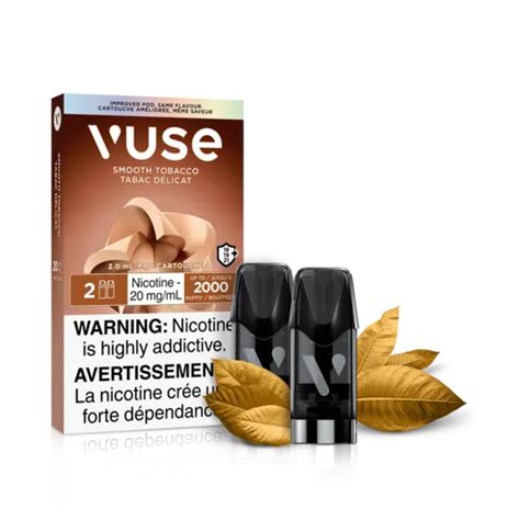 Buy Vuse Smooth Tobacco E-Liquid Vape Pods | Vuse CA